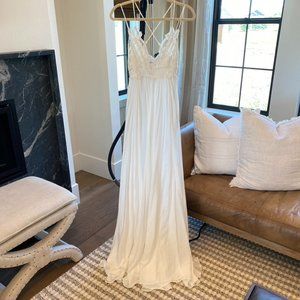 Skylar + Madison White Maxi Dress - Size Small - NWOT